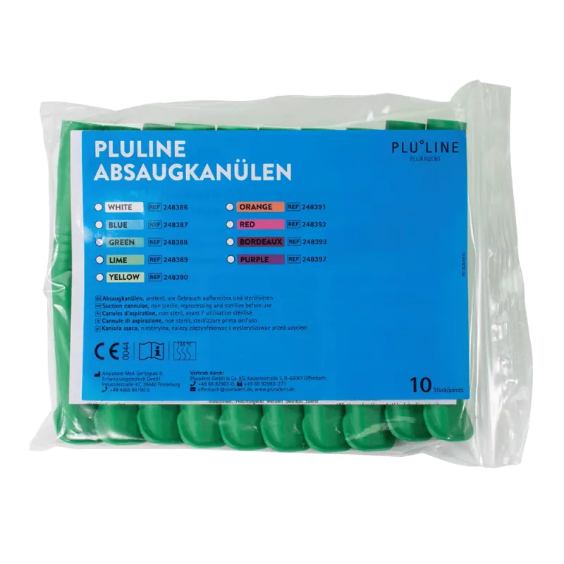 Sugrör PluLine grön 10st
