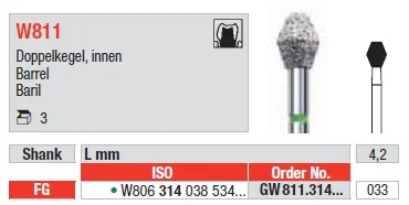FG Diamantborr White Tiger GW811.033 3st
