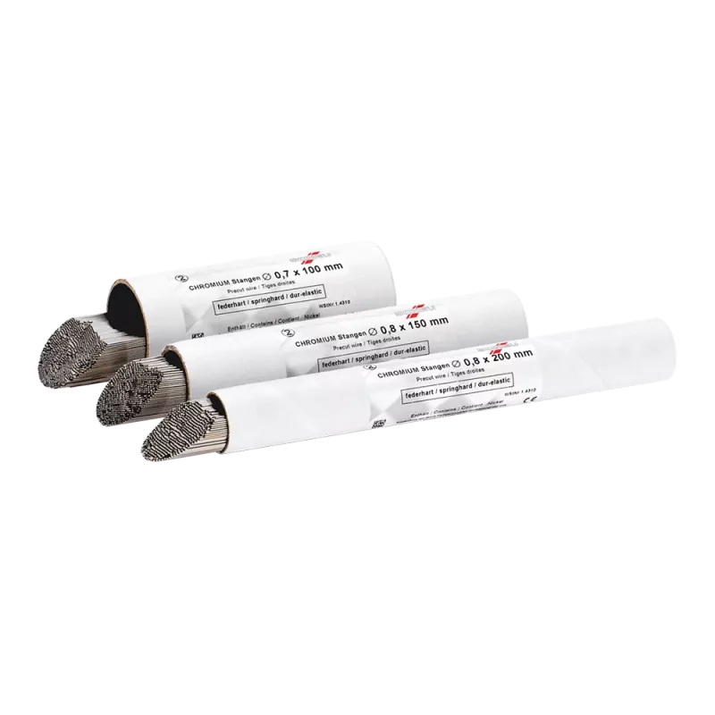 Chromium Klammertråd 0,7 x 100mm hård 500g