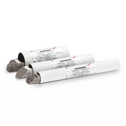 Menzanium nickelfri 0,6 x 75mm fjäderhård 500g