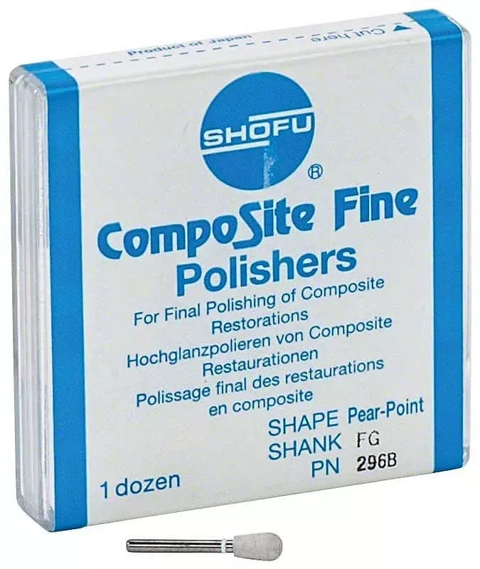 CompoSite Fine polerare FG Pear-point 12st