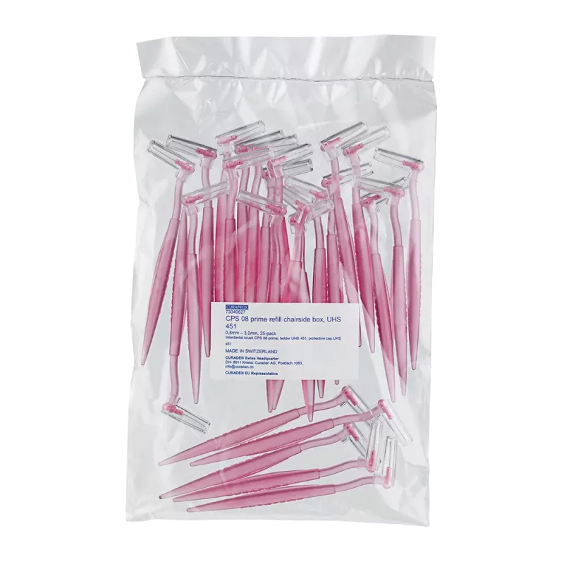 Curaprox mellanrumsborste CPS prime 08 rosa 25st