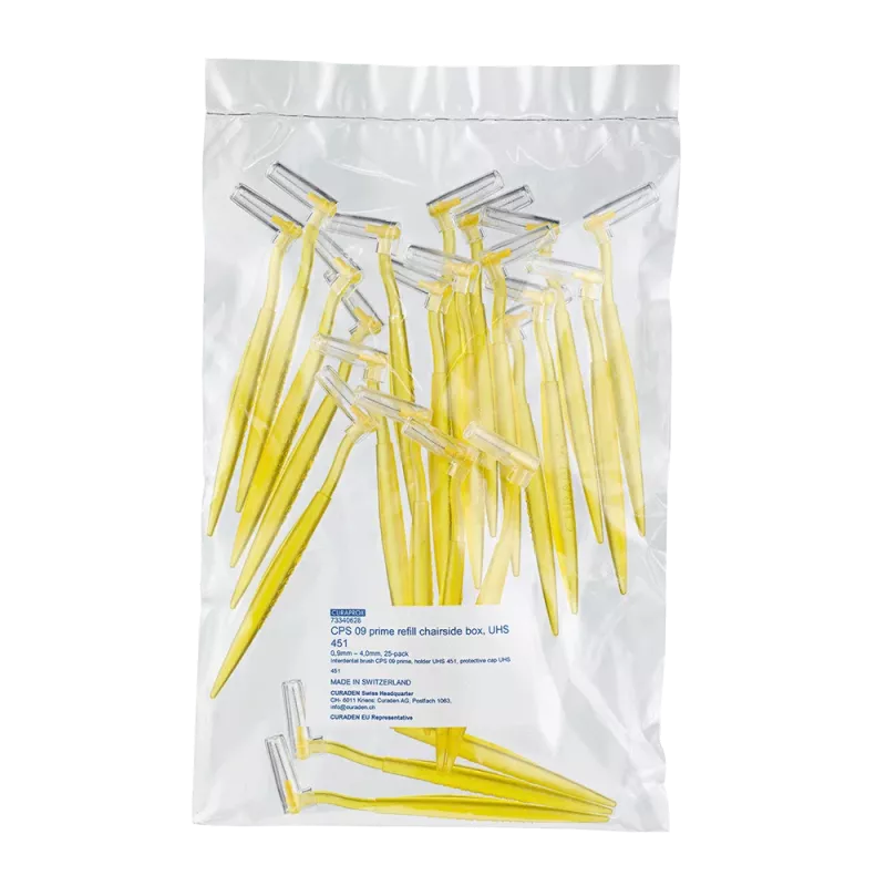 Curaprox mellanrumsborste CPS prime 09 gul 25st