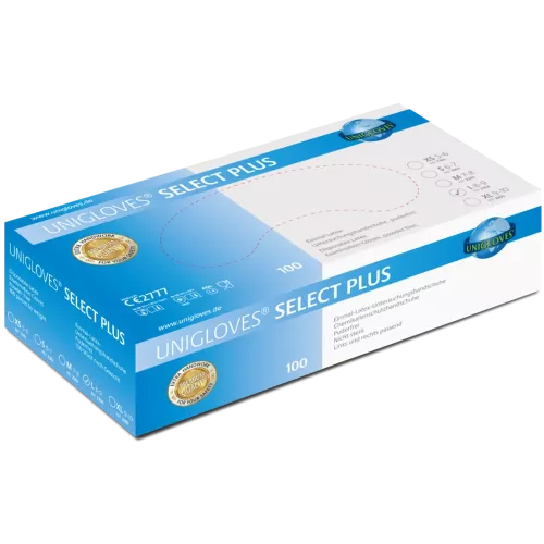 Handske Select Plus Latex pdfr L 100st