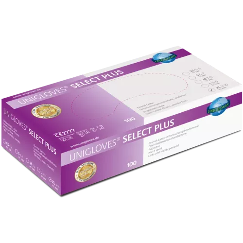 Handske Select Plus Latex pdfr XL 100st