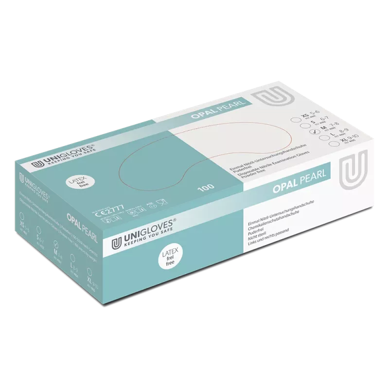 Handske Nitril Opal Pearl L 100st