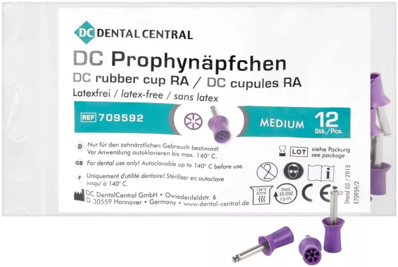 DC Putskopp RA medium lila 12st