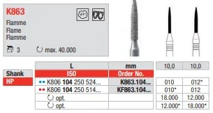 Hst Diamantborr K 863.012 3st