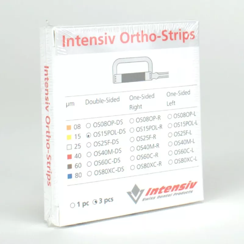 Ortho-Strip Polishing 15my dubbelsidig, 3st