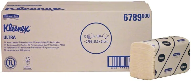Kleenex ultra vit 2-lagers 21,7x21cm 2790st
