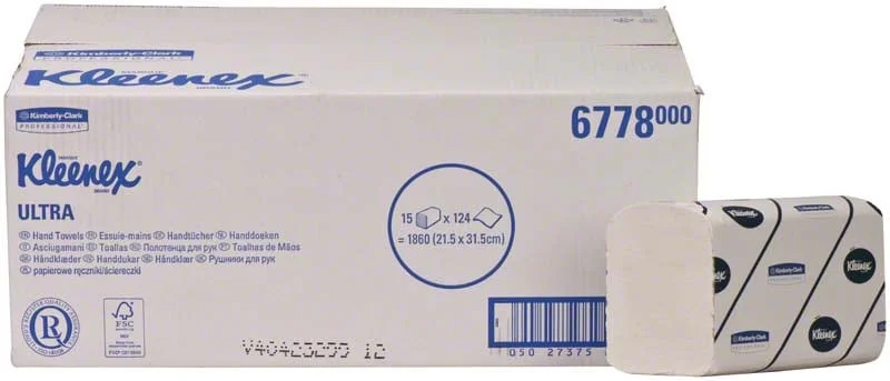 Kleenex ultra vit 2-lagers 31,5x21,5cm 1860st