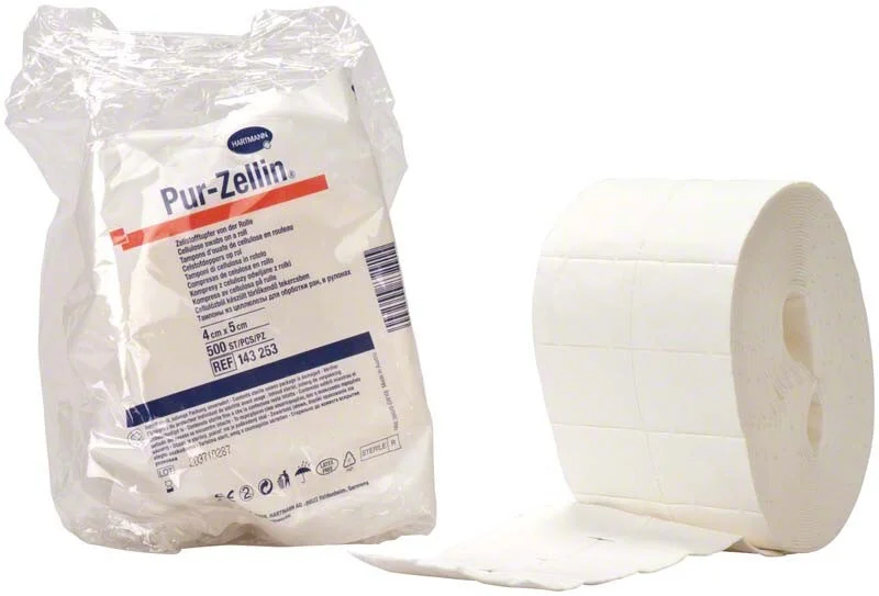 Pur-Zellin 4x5cm steril 500st