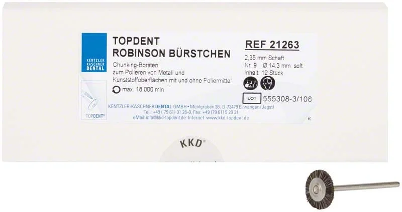 Robinson Borste Nr 9 mjuk Hst 12st