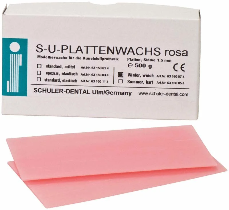 Plattvax rosa Winter mjuk 500g