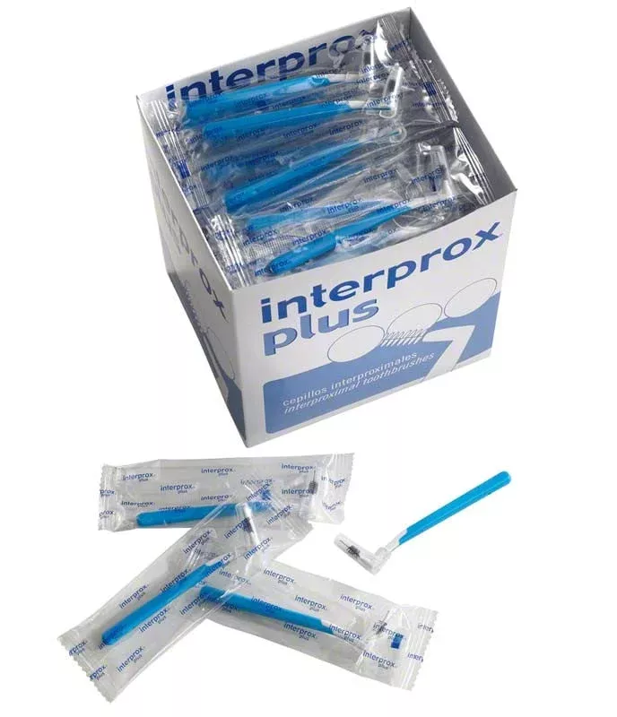 Interprox plus konisk blå 100st
