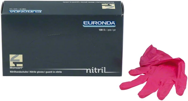 Handske Nitril Monoart Rosa XS 100st