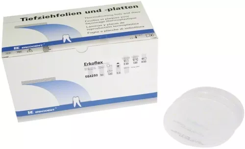 Erkoflex 5,0mm ø120mm transpa 50st