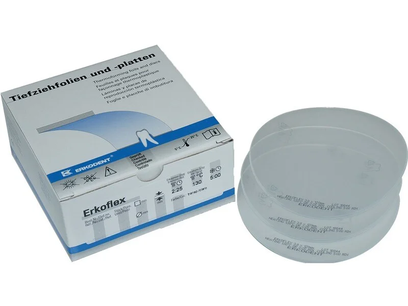 Erkoflex 4,0mm ø125mm transpa 10st