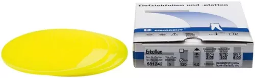 Erkoflex 4,0mm ø120mm Knallgul 5st