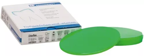 Erkoflex 4,0mm ø125mm knallgrön 5st