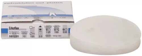 Erkoflex 2,0mm ø120mm transpa 10st