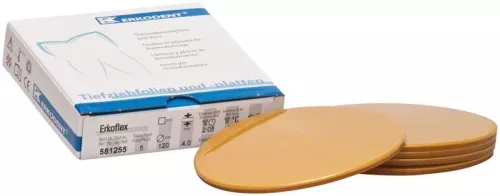 Erkoflex 4,0mm ø120mm Guld 5st