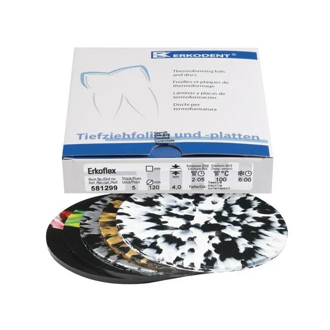 Erkoflex Freestyle 4,0mm ø125 Blackline set
