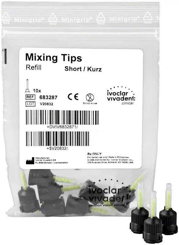 Blandningsspets Mixing Tips kort 10st