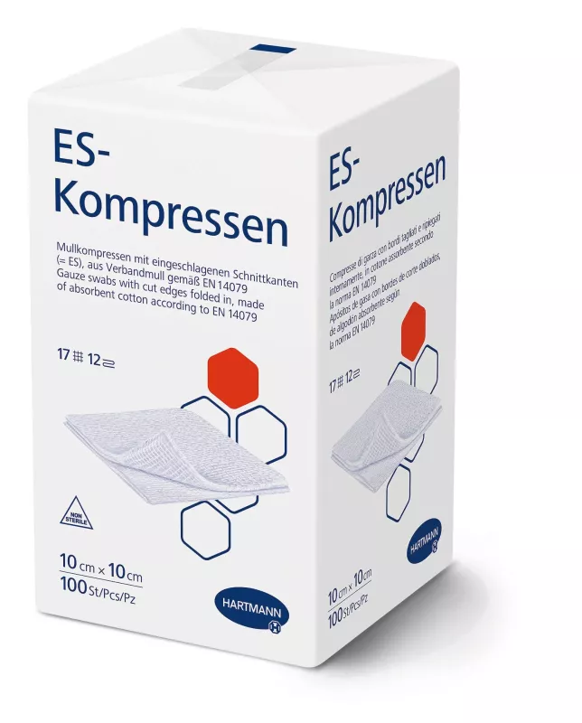 ES-Kompressen 10x10cm Osteril 100st