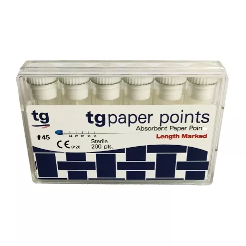 tg Pappersspetsar ISO 45 vit 200st