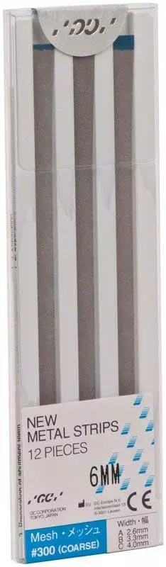 New Metal Strips #300 coarse 12st