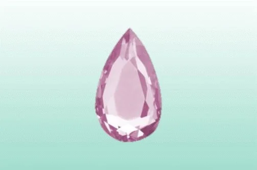 Tandsmycke Dental Diamond Droppe rosé