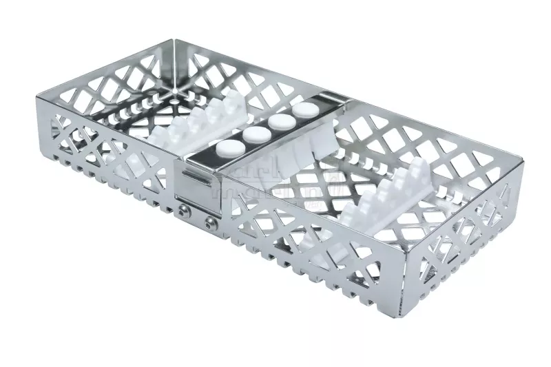 Steri-Wash-Tray 190x90x34mm 6 instr. vit