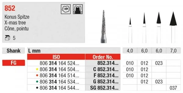 FG Diamant SG 852.037 5st