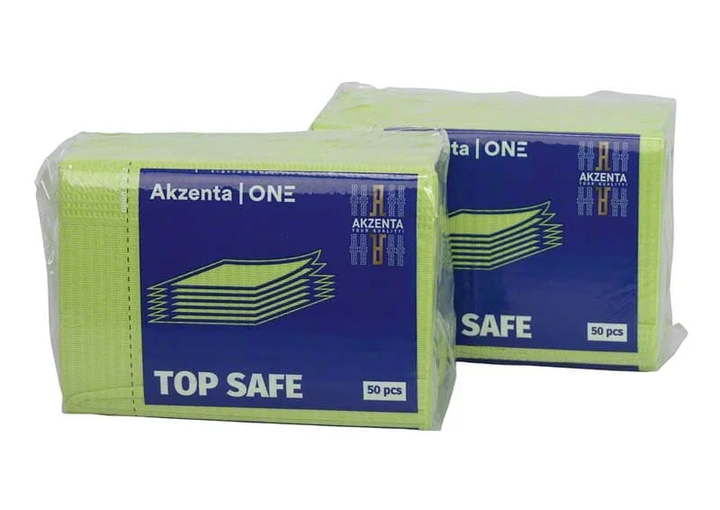 TOP SAFE Servett 2-lagers 33x45 grön 10x50st