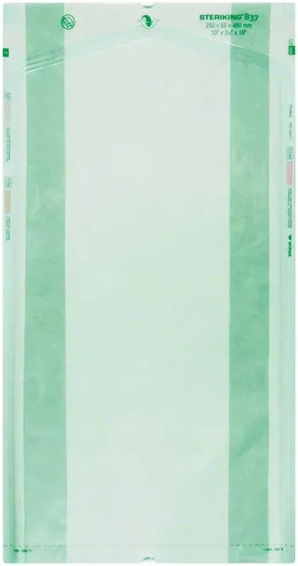 Autoklavpåse Steriking med bälg 250x65x480mm 50st
