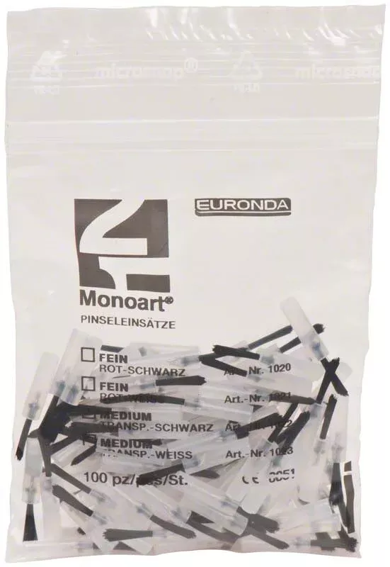 Penselspets Monoart medium svart 100st
