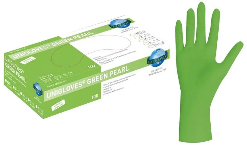 Handske Nitril Green Pearl L 100st