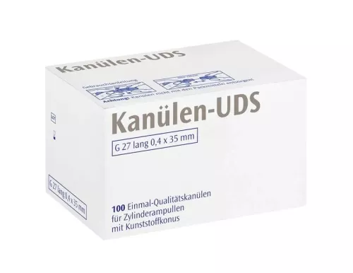 UDS-Kanyl G27 lång 0,4x35 grå 100st