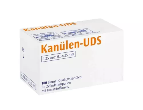 UDS-Kanyl G25 kort 0,5x25 orange 100st