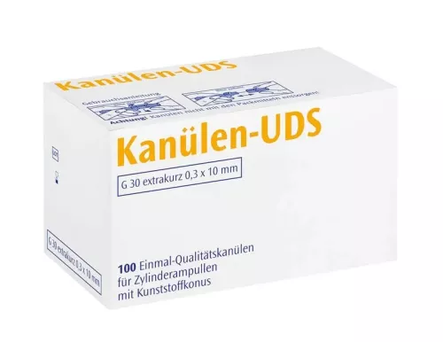 UDS-Kanyl G30 kort 0,3x25 gul 100st