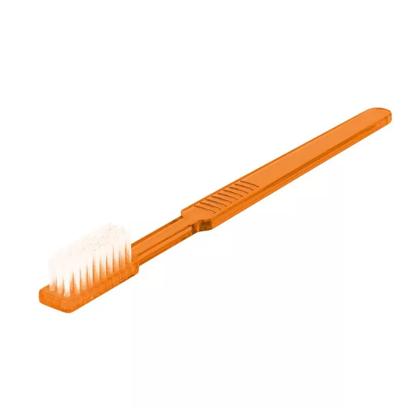Engångstandborste med tandkräm orange 100st