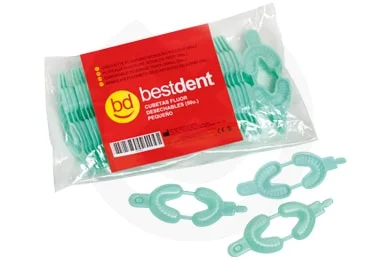 Bestdent Fluoridsked liten gul 50st