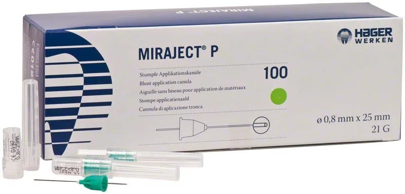 Pastakanyl Miraject P 0,8x25mm 100st