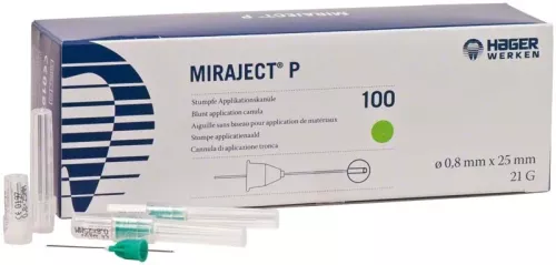 Pastakanyl Miraject P 0,8x25mm 100st