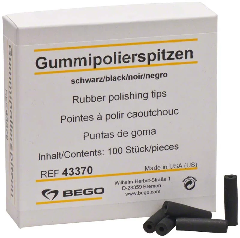 Gummipolerare Svart 100st