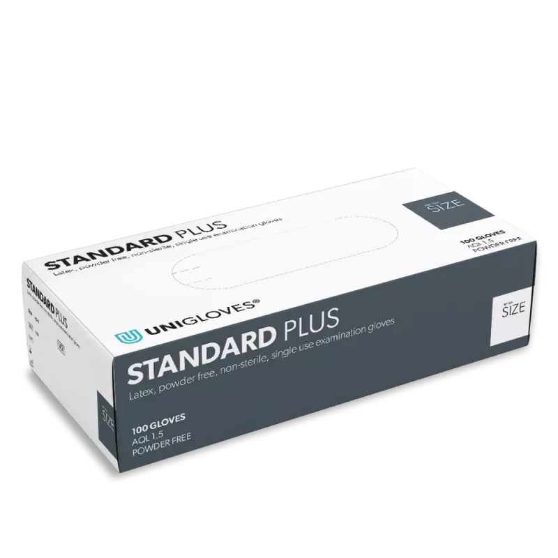 Handske STANDARD PLUS L Latex 100st