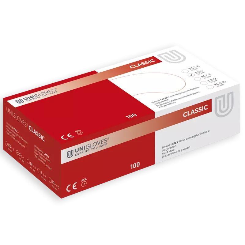 Handske Classic Latex S 100st