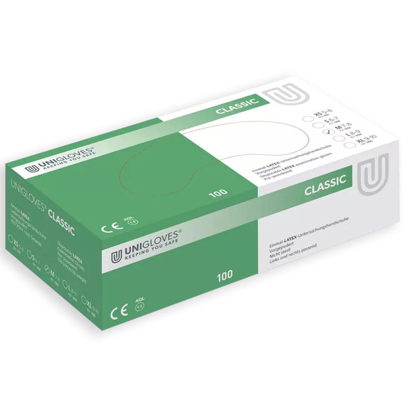 Handske Classic Latex M 100st