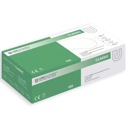 Handske Classic Latex M 100st